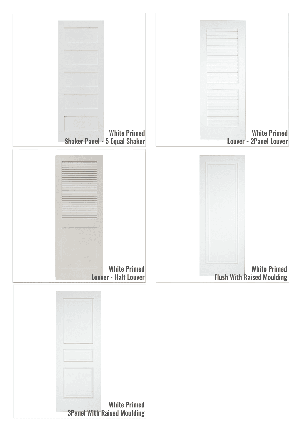 室内门01白底漆门07