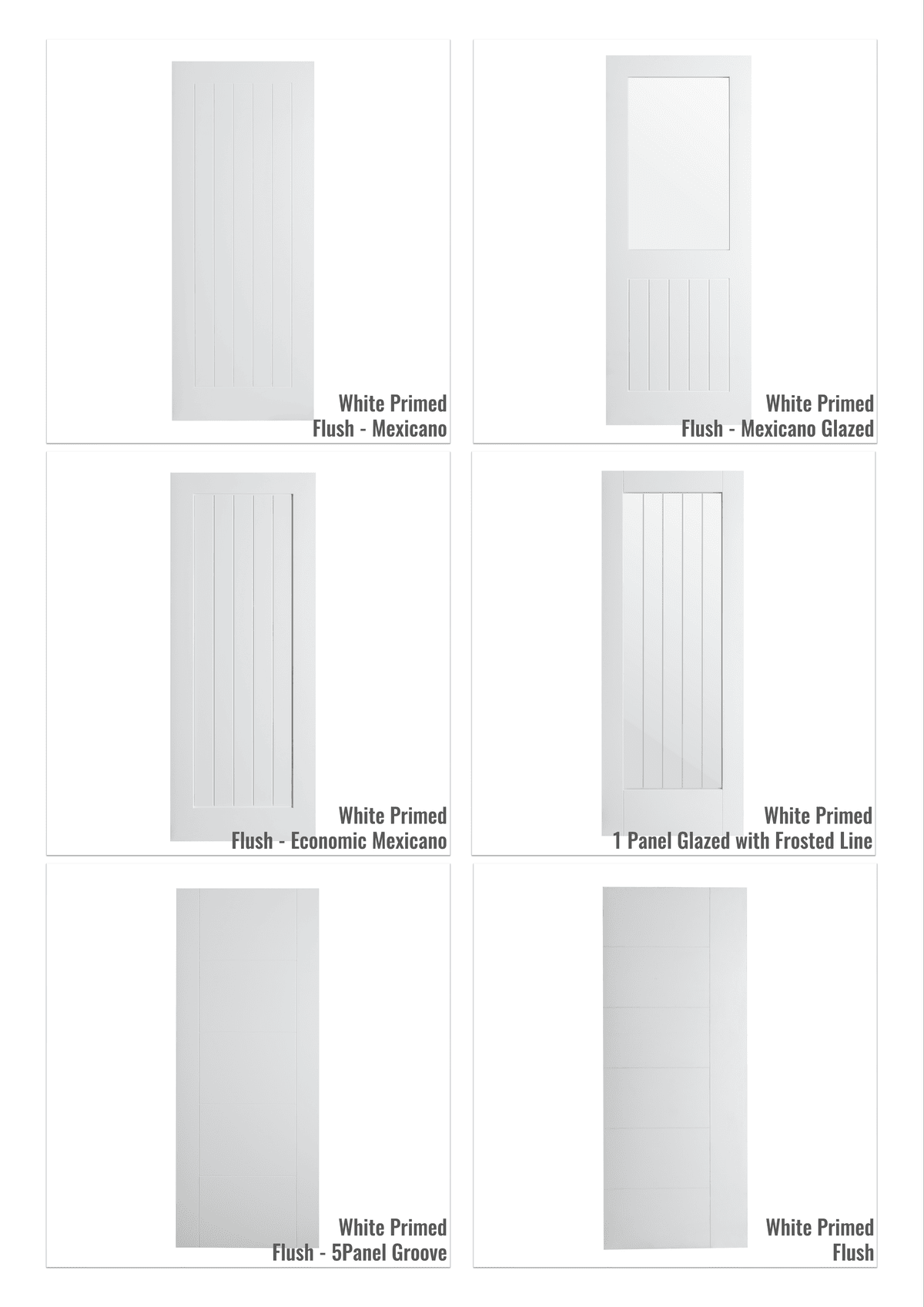 室内门01白底漆门02