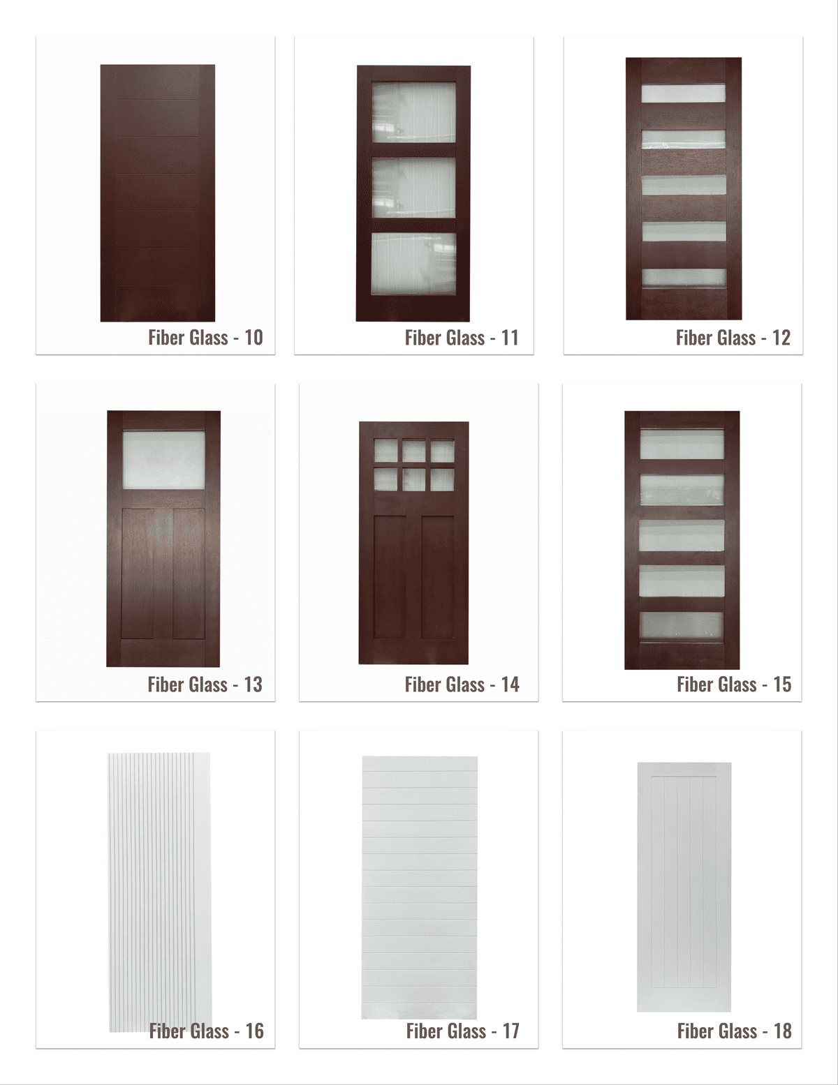 Exterior - Fiber Glass